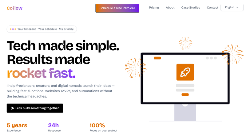 Coflow Landing Page